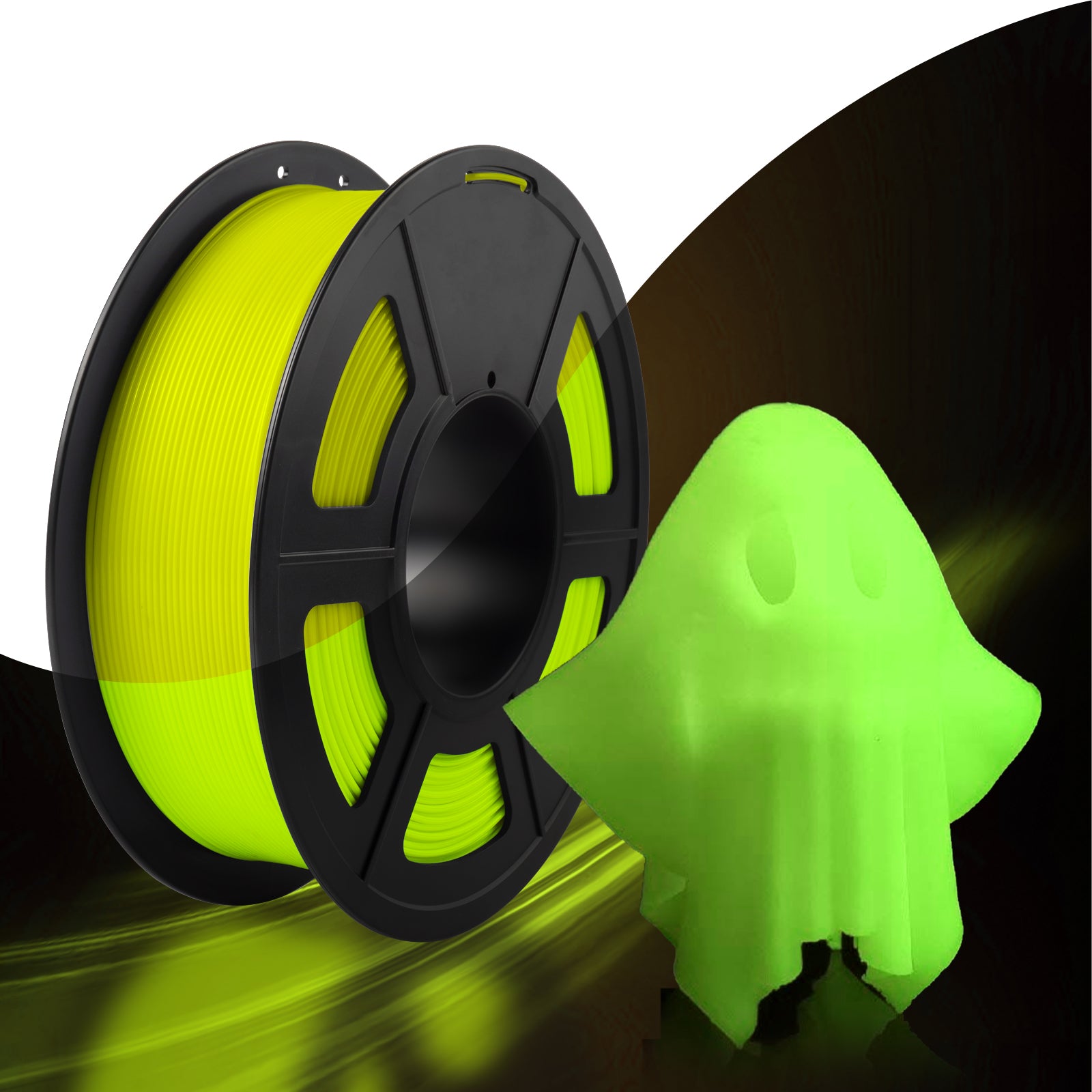 Glow in The Dark (Luminous) PLA 3D Printer Filament 1KG