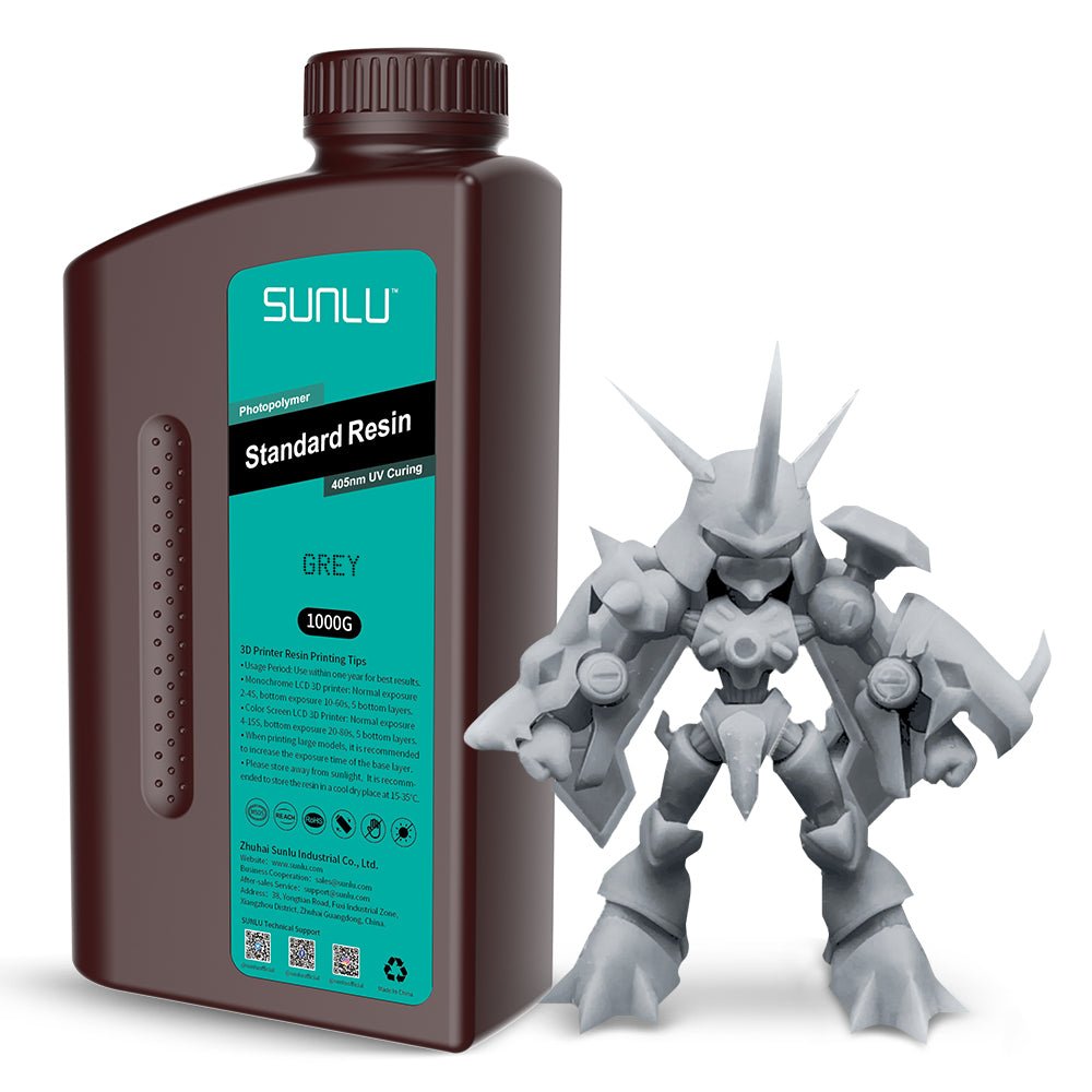SUNLU 3D Printer Resin 1KG Standard/ABS-Like/Plant-Based/Water