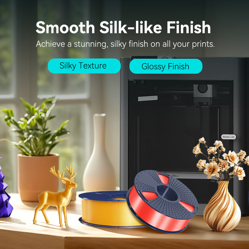 [MOQ: 6KG] SILK 3D Printer Filament 1KG