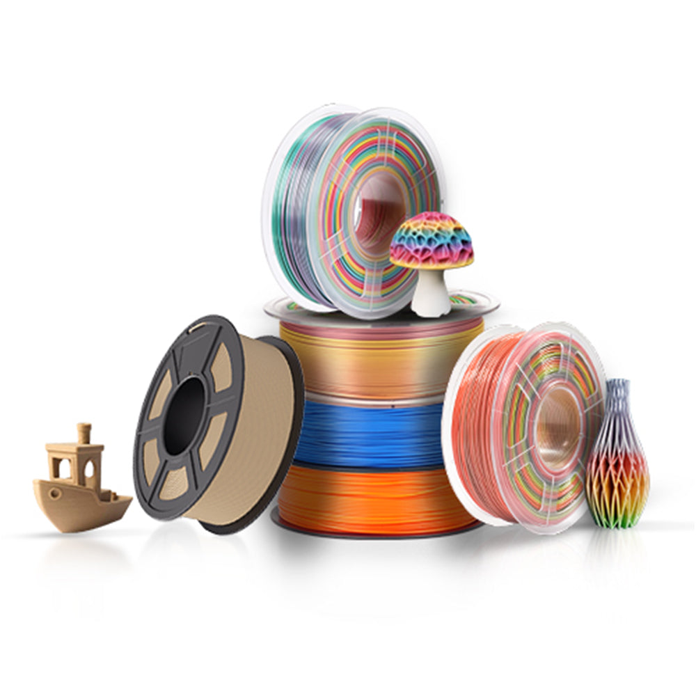 1KG 1.75mm PLA Rainbow Filament – TEVOUP