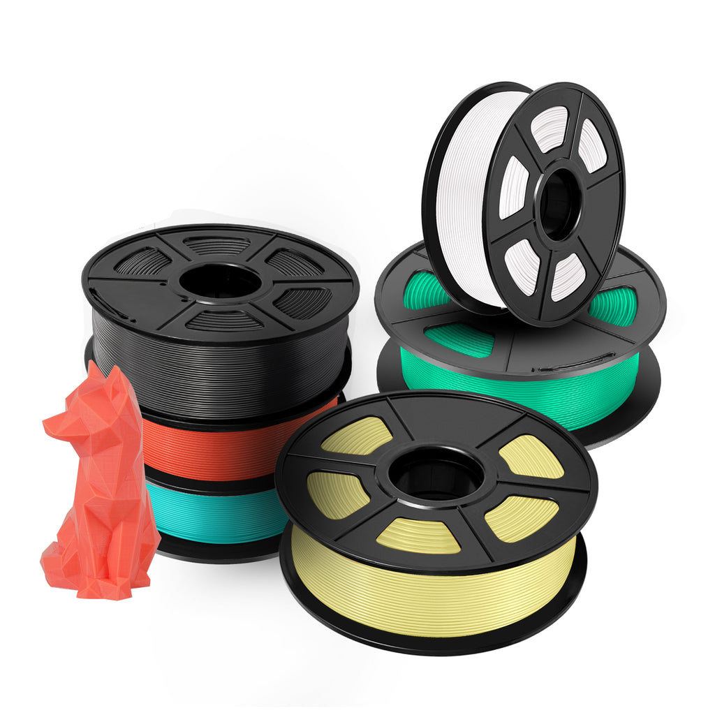 Sunlu PETG 3D Printer 8-Color 2kg Filament Bundles: Standard $32.30,  Macaron Series