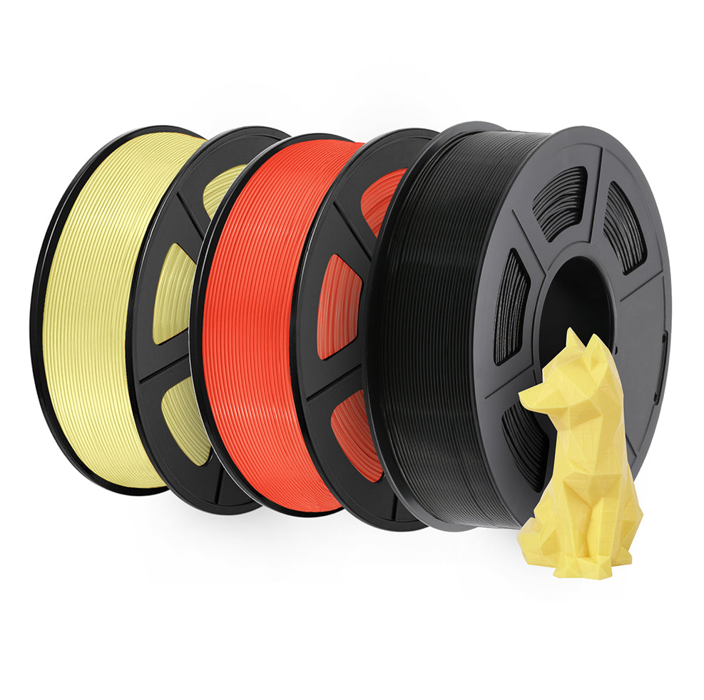 SUNLU PLA-Meta 1.75mm filament 1kg/2.2lbs Bundle. Fit Most of FDM  Printer(Yellow, Red, Green, Blue,Pink) 
