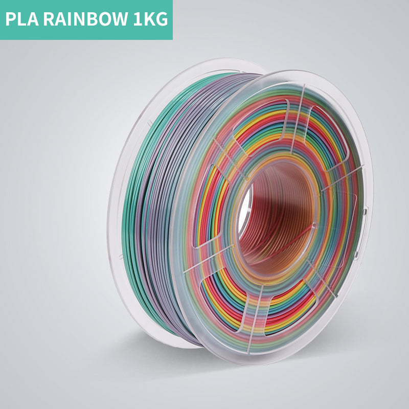 SUNLU PLA Rainbow Filament, Rainbow Color 1KG/roll/2.2lbs – Affordable ...